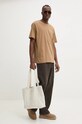 Iceberg t-shirt bawełniany F02E.6327 beżowy AW24