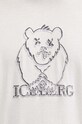 Iceberg tricou din bumbac F010.6306 alb