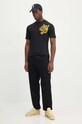 PLEIN SPORT t-shirt in cotone FADC.MTK7550.STE003N nero AW24