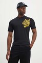 PLEIN SPORT t-shirt in cotone nero FADC.MTK7550.STE003N