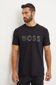Boss Green tricou print negru 50519365