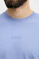 BOSS Green tričko pánské bavlněné Tee 10 50519368 modrá