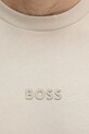 BOSS Green t-shirt bawełniany beżowy 50519368
