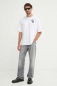 G-Star t-shirt bawełniany D24691.C784 biały AW24