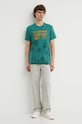 G-Star t-shirt bawełniany D24681.336 zielony AW24