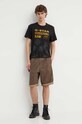 G-Star tricou din bumbac D24681.336 negru AW24