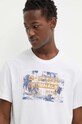 G-Star tricou din bumbac alb D24682.C506
