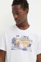 biały G-Star Raw t-shirt bawełniany