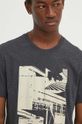 Bavlnené tričko G-Star Raw sivá D24686.336