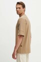Odzież G-Star t-shirt bawełniany D24705.D617 beżowy