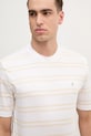 Βαμβακερό μπλουζάκι BOSS λευκό 50520298