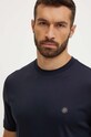 Îmbrăcăminte BOSS tricou din bumbac 50520298 bleumarin