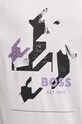 BOSS t-shirt bawełniany 50521209 biały