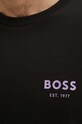 BOSS t-shirt bawełniany czarny 50521209