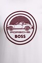 Bavlnené tričko BOSS x Porsche biela 50522795