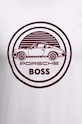 BOSS t-shirt bawełniany x Porsche biały 50522795