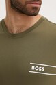 BOSS t-shirt bawełniany zielony 50517715