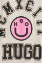 Hugo Blue t-shirt bawełniany 50517770 beżowy