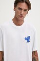 Îmbrăcăminte Hugo Blue tricou din bumbac 50519124 alb