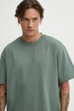 HUGO t-shirt bawełniany zielony 50516664