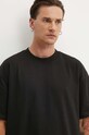 HUGO tricou din bumbac negru 50516664
