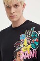HUGO longsleeve din bumbac negru 50517639