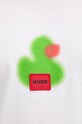 Хлопковая футболка HUGO 50519004 белый