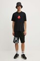 Бавовняна футболка HUGO 50519004 чорний AW24
