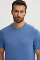 niebieski HUGO t-shirt lounge Męski