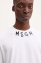 MSGM t-shirt bawełniany biały 3740MM102.247798