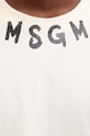 MSGM t-shirt bawełniany 3740MM102.247798 beżowy