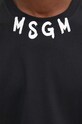 MSGM t-shirt bawełniany 3740MM102.247798 czarny