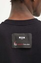 MSGM t-shirt bawełniany 3740MM134.247513 czarny