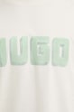 Бавовняна футболка HUGO 50516624 бежевий
