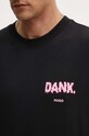 HUGO t-shirt bawełniany 50517645 czarny