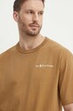 Памучна тениска Polo Ralph Lauren кафяв 710950133