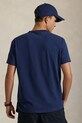 Βαμβακερό μπλουζάκι Polo Ralph Lauren 710916698 σκούρο μπλε SS25