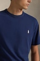 Bavlněné tričko Polo Ralph Lauren námořnická modř 710916698