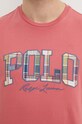 Бавовняна футболка Polo Ralph Lauren 710941855 рожевий
