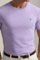 Polo Ralph Lauren t-shirt bawełniany fioletowy 710740727
