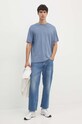 Bavlnené tričko Armani Exchange 6DZTLA.ZJ9JZ modrá AW24