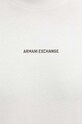Armani Exchange t-shirt bawełniany biały 6DZTLS.ZJLFZ