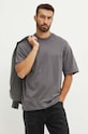 Armani Exchange t-shirt bawełniany 6DZTLS.ZJLFZ szary NC24