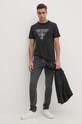 Guess tricou din bumbac M4YI05.I3Z14 negru AW24