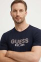 Guess t-shirt M4YI30.J1314 granatowy AW24