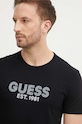 Guess t-shirt czarny M4YI30.J1314