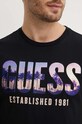 Бавовняна футболка Guess M4YI83.K9RM1 чорний AW24