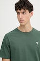 Guess t-shirt bawełniany zielony M4YI0A.KCCM1