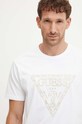 Guess t-shirt bawełniany biały M4YI26.K8FQ4