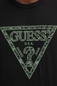 Βαμβακερό μπλουζάκι Guess M4YI26.K8FQ4 μαύρο
